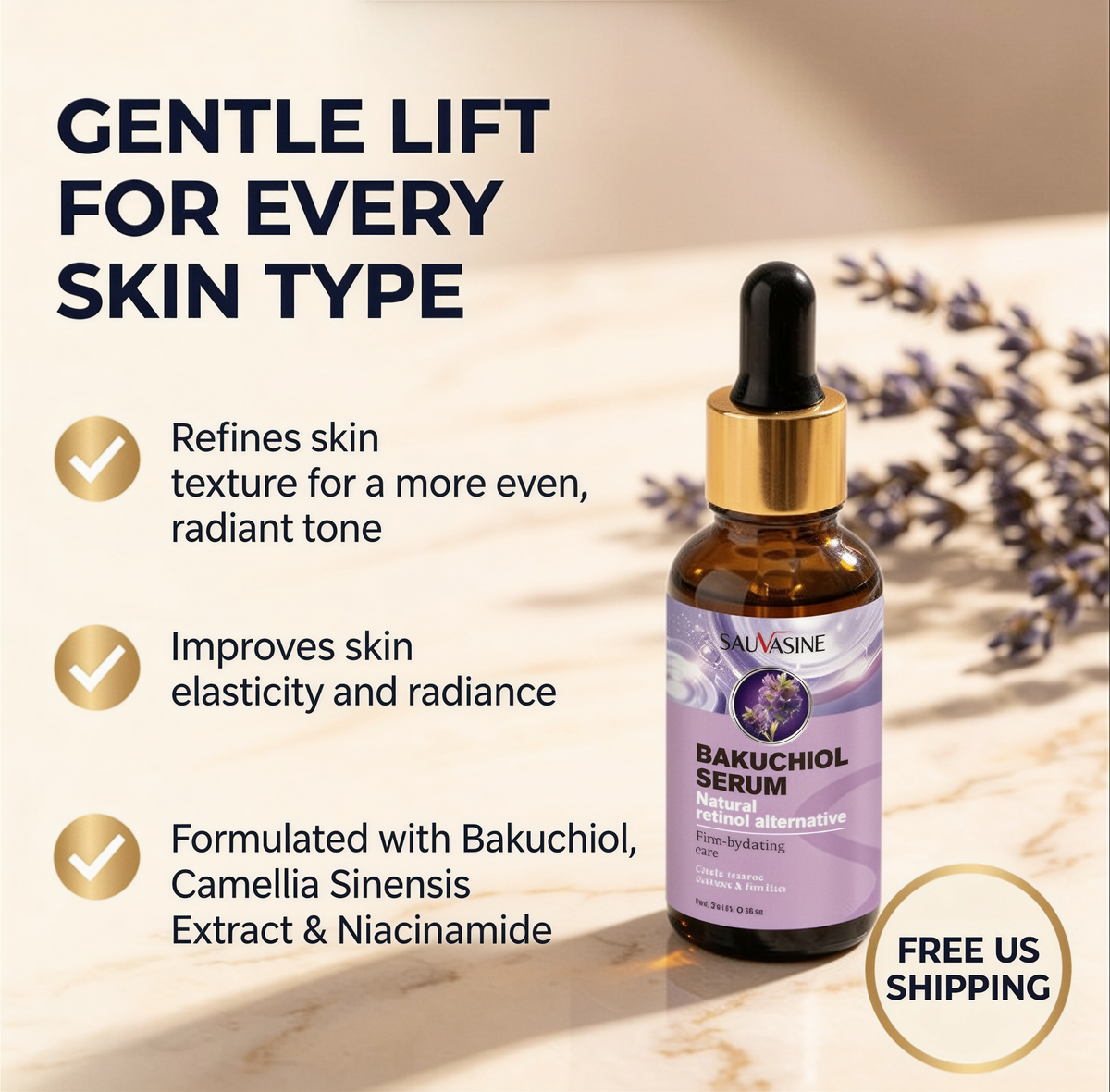 Bakuchiol Anti-Aging Face Serum